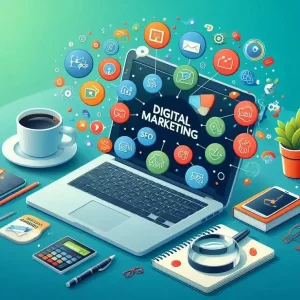"Social media marketing strategy planning on a digital platform"